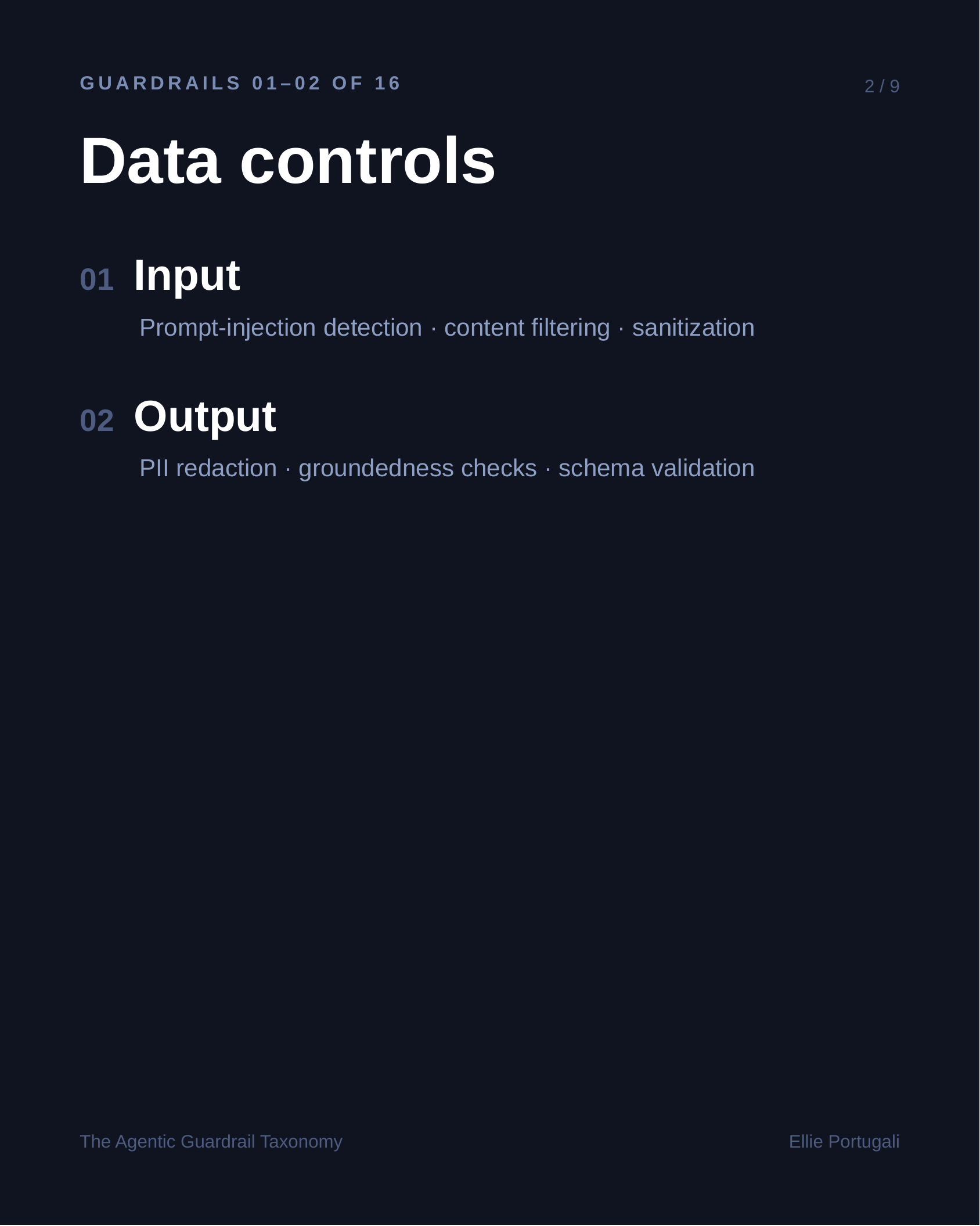 Data controls
